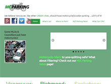Tablet Screenshot of mcparking.ca