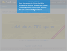 Tablet Screenshot of mcparking.de